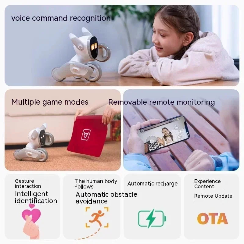 LOONA: um robô inteligente e companheiro emocional, perfeito como pet e brinquedo de mesa. Oferece interação através de diálogos, programação e jogos eletrônicos.